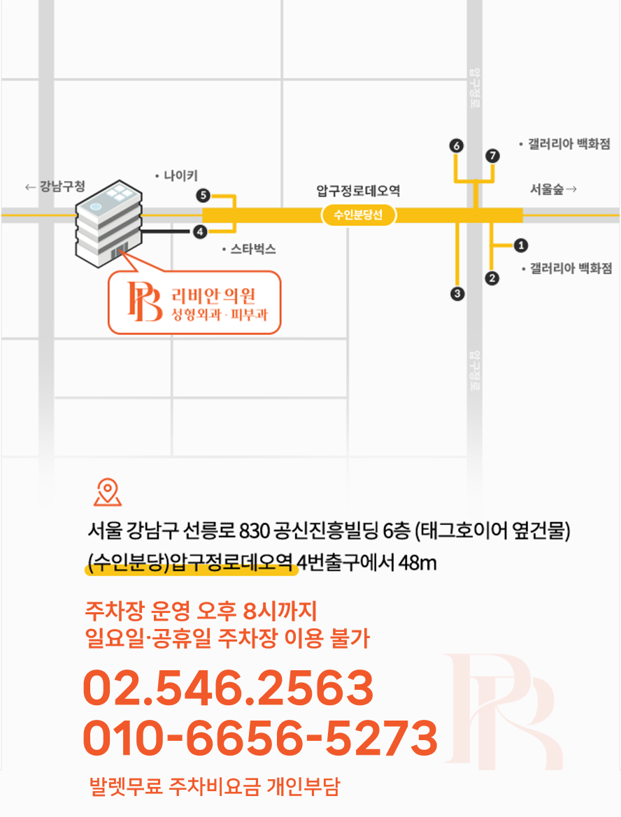 리비안의원 성형외과·피부과오시는길