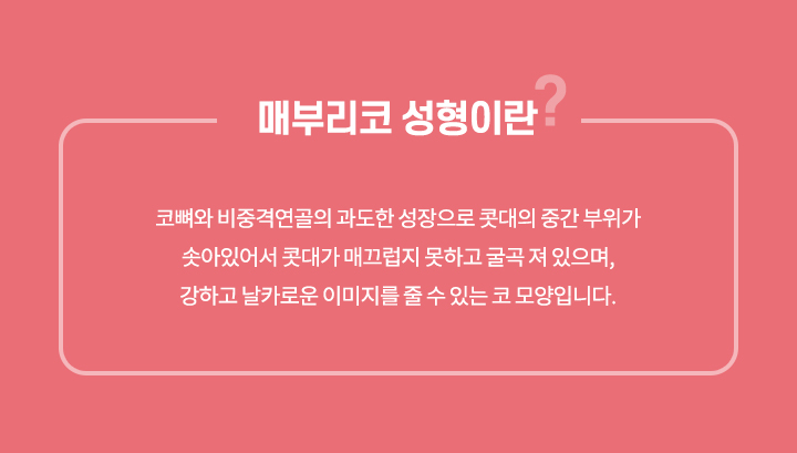 매부리코성형이란